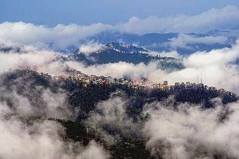 Low clouds in Shimla